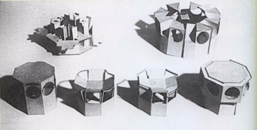 1177743453 328 FT2374 Study Models Of Assembly Hall Roof 